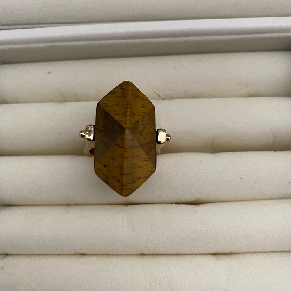Brown Costume Stone Ring size 8